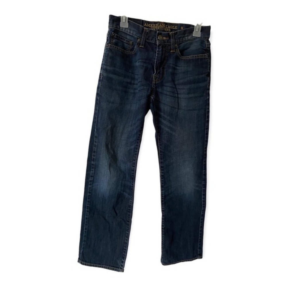 American‎ Eagle Jeans Mens Original Straight Size 28/32  Blue Cowboy